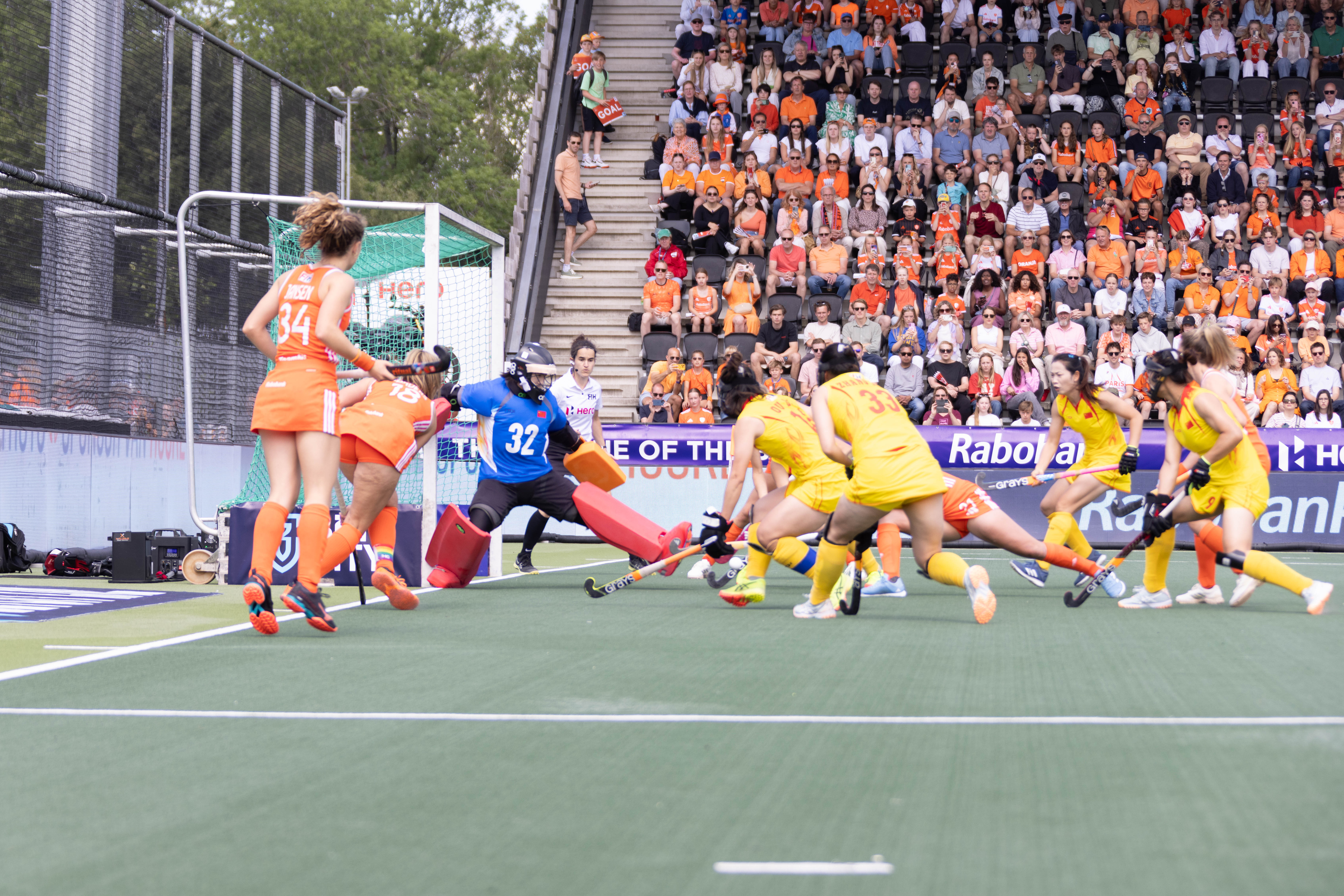 荷兰男子曲棍球队晋级四强赛